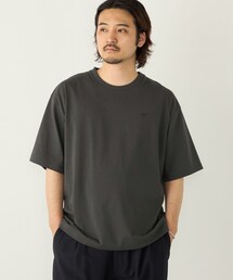 【WEB限定】SHIPS Colors:〈汗染み防止〉タイニーロゴ Tシャツ