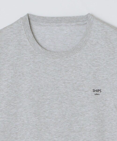 SHIPS Colors（シップス カラーズ）の「【WEB限定】SHIPS Colors:〈汗染み防止〉タイニーロゴ Tシャツ（Tシャツ/カットソー・メンズ・ダークグレー/イエロー系その他2/オフホワイト/グレー/ライトグリーン・LARGE/MEDIUM）」の10枚目の写真