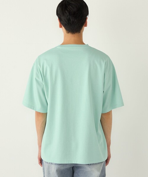 SHIPS Colors（シップス カラーズ）の「【WEB限定】SHIPS Colors:〈汗染み防止〉タイニーロゴ Tシャツ（Tシャツ/カットソー・メンズ・ダークグレー/イエロー系その他2/オフホワイト/グレー/ライトグリーン・LARGE/MEDIUM）」の20枚目の写真
