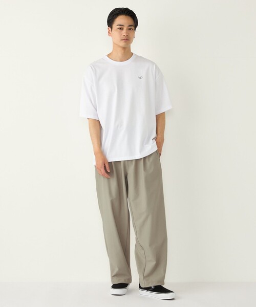 SHIPS Colors（シップス カラーズ）の「【WEB限定】SHIPS Colors:〈汗染み防止〉タイニーロゴ Tシャツ（Tシャツ/カットソー・メンズ・ダークグレー/イエロー系その他2/オフホワイト/グレー/ライトグリーン・LARGE/MEDIUM）」の21枚目の写真