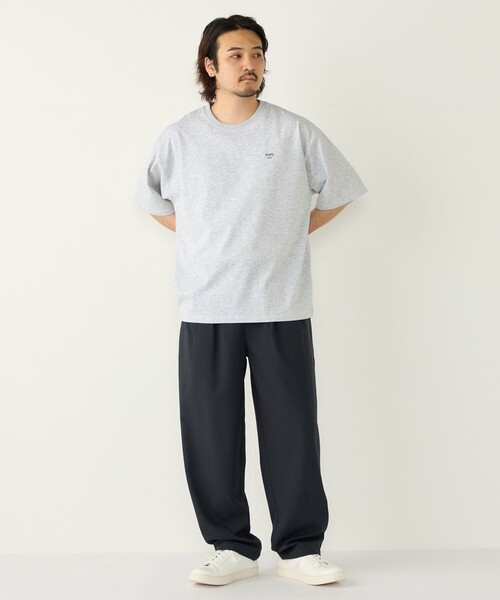 SHIPS Colors（シップス カラーズ）の「【WEB限定】SHIPS Colors:〈汗染み防止〉タイニーロゴ Tシャツ（Tシャツ/カットソー・メンズ・ダークグレー/イエロー系その他2/オフホワイト/グレー/ライトグリーン・LARGE/MEDIUM）」の22枚目の写真