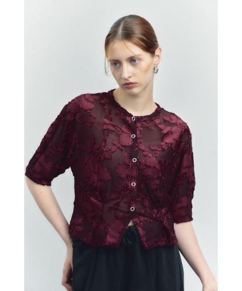 Muel Chic（ミュエルシック）の「Grow cardigan / グロウカーディガン（カーディガン/ボレロ・レディース・ブラック/オフホワイト/マルーン/シアン・FREE）」の22枚目の写真