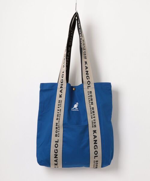 KANGOL(カンゴール)の「【KANGOL】コットン 刺繍 TOTE BAG / トートバッグ(トートバッグ・メンズ・グレー/ブラック/ブルー/その他・FREE)」の3枚目の写真