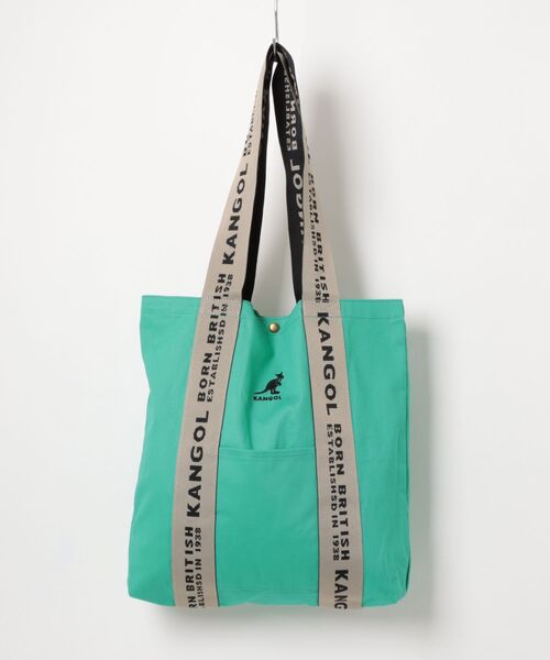 KANGOL(カンゴール)の「【KANGOL】コットン 刺繍 TOTE BAG / トートバッグ(トートバッグ・メンズ・グレー/ブラック/ブルー/その他・FREE)」の4枚目の写真