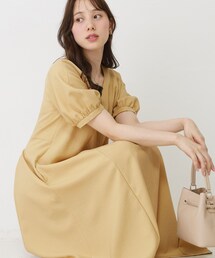 【手洗い可/日本製】サックワンピース