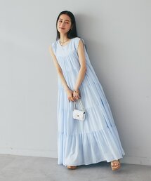 アメスリティアードマキシワンピース（ワンピース）｜Mila Owen（ミラ