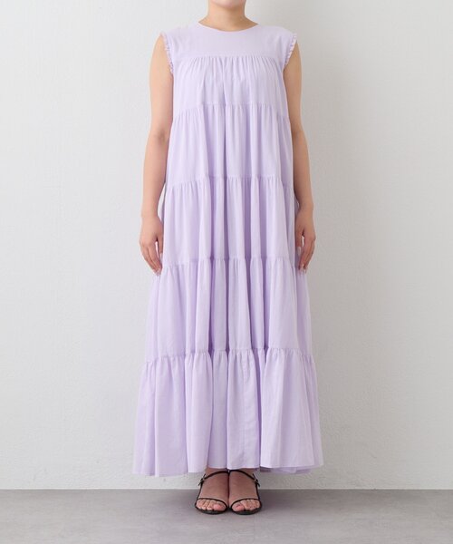 La boutique BonBon(ラブティックボンボン)の「【追加オーダー決定・WEB限定カラーあり・2サイズ展開】ティアードワンピース(ワンピース・レディース・サックスブルー/バイオレット/チャコールグレー/ブラック・FREE/PM)」の20枚目の写真