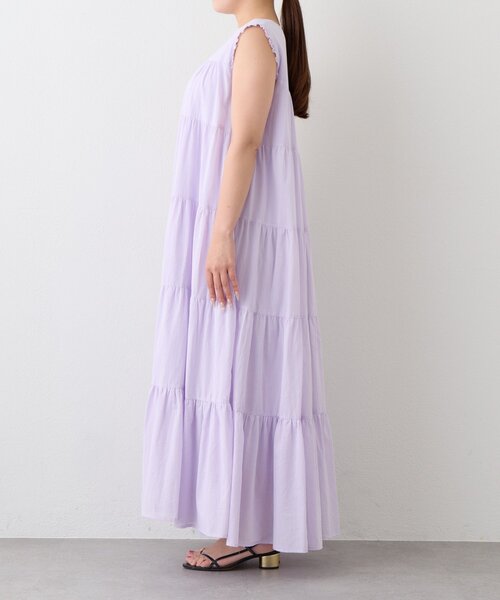 La boutique BonBon(ラブティックボンボン)の「【追加オーダー決定・WEB限定カラーあり・2サイズ展開】ティアードワンピース(ワンピース・レディース・サックスブルー/バイオレット/チャコールグレー/ブラック・FREE/PM)」の21枚目の写真