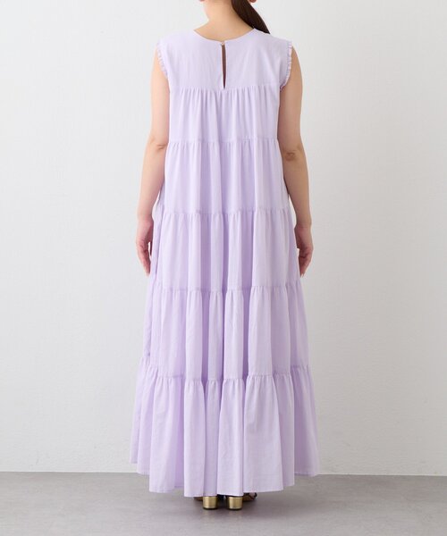 La boutique BonBon(ラブティックボンボン)の「【追加オーダー決定・WEB限定カラーあり・2サイズ展開】ティアードワンピース(ワンピース・レディース・サックスブルー/バイオレット/チャコールグレー/ブラック・FREE/PM)」の22枚目の写真