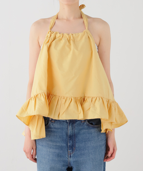 IENA（イエナ）の「ESTHE/エステ Babydoll Frill Hem Top ブラウス 162-3075A（シャツ/ブラウス・レディース・イエロー・FREE）」の8枚目の写真