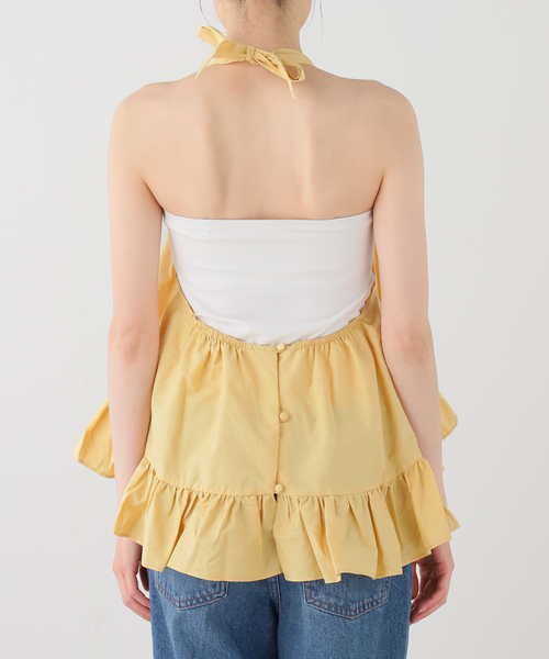 IENA（イエナ）の「ESTHE/エステ Babydoll Frill Hem Top ブラウス 162-3075A（シャツ/ブラウス・レディース・イエロー・FREE）」の10枚目の写真