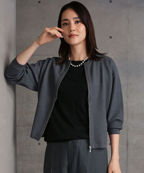 自由区(ジユウク)の「レーシージャカード インナー(Tシャツ/カットソー・レディース・ブラック系・32)」の1枚目の写真