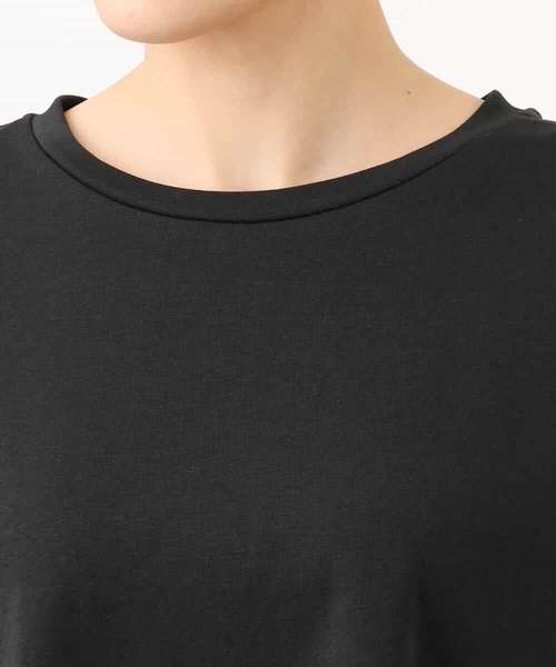 MK MICHEL KLEIN（エムケーミッシェルクラン）の「[洗える]配色デザイン コットン混カットソー（Tシャツ/カットソー・レディース・ブラック/モカ/ブラウン・38）」の22枚目の写真