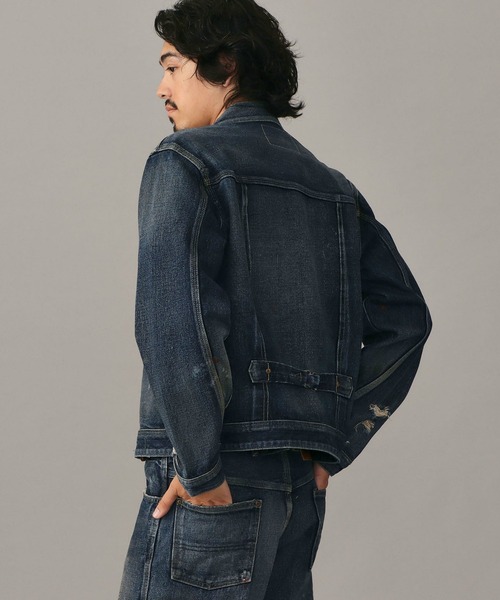 Lee(リー)の「【101 101周年記念特別モデル】ANNIVERSARY 101 ICONIC COWBOY JACKET セットアップ可(デニムジャケット・メンズ・ダークインディゴブルー・LARGE/MEDIUM/SMALL/X-LARGE)」の4枚目の写真