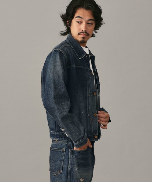 Lee(リー)の「【101 101周年記念特別モデル】ANNIVERSARY 101 ICONIC COWBOY JACKET セットアップ可(デニムジャケット・メンズ・ダークインディゴブルー・LARGE/MEDIUM/SMALL/X-LARGE)」の5枚目の写真