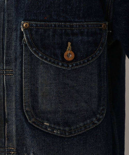 Lee(リー)の「【101 101周年記念特別モデル】ANNIVERSARY 101 ICONIC COWBOY JACKET セットアップ可(デニムジャケット・メンズ・ダークインディゴブルー・LARGE/MEDIUM/SMALL/X-LARGE)」の8枚目の写真