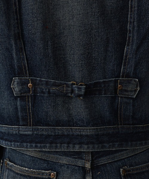 Lee(リー)の「【101 101周年記念特別モデル】ANNIVERSARY 101 ICONIC COWBOY JACKET セットアップ可(デニムジャケット・メンズ・ダークインディゴブルー・LARGE/MEDIUM/SMALL/X-LARGE)」の11枚目の写真