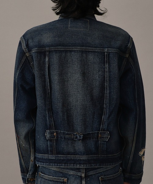 Lee(リー)の「【101 101周年記念特別モデル】ANNIVERSARY 101 ICONIC COWBOY JACKET セットアップ可(デニムジャケット・メンズ・ダークインディゴブルー・LARGE/MEDIUM/SMALL/X-LARGE)」の16枚目の写真