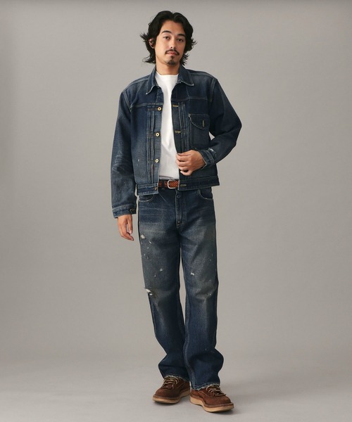 Lee(リー)の「【101 101周年記念特別モデル】ANNIVERSARY 101 ICONIC COWBOY JACKET セットアップ可(デニムジャケット・メンズ・ダークインディゴブルー・LARGE/MEDIUM/SMALL/X-LARGE)」の18枚目の写真