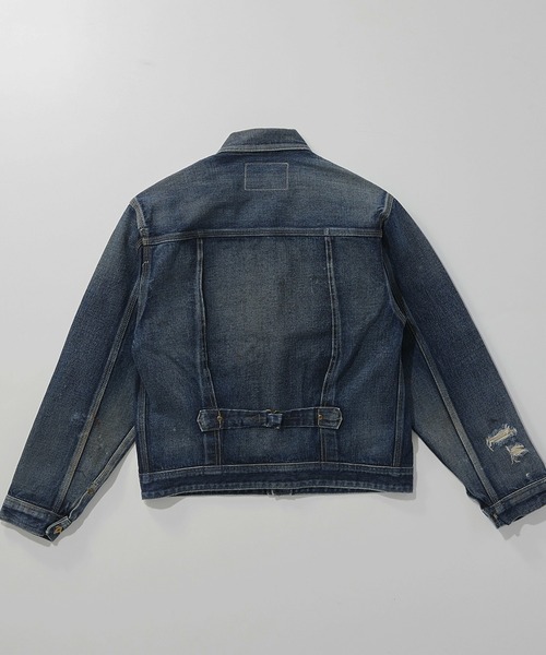 Lee(リー)の「【101 101周年記念特別モデル】ANNIVERSARY 101 ICONIC COWBOY JACKET セットアップ可(デニムジャケット・メンズ・ダークインディゴブルー・LARGE/MEDIUM/SMALL/X-LARGE)」の20枚目の写真