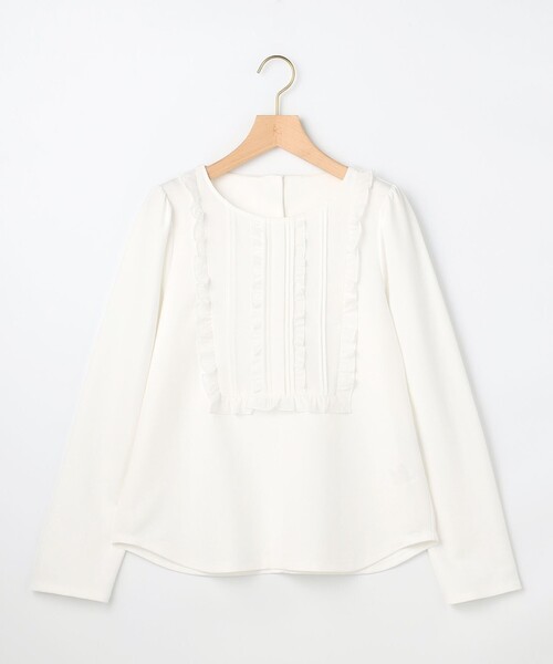 組曲(クミキョク)の「ソフトダンボール フリルカットソー(Tシャツ/カットソー・レディース・ホワイト系/ブラック系・2/3)」の12枚目の写真