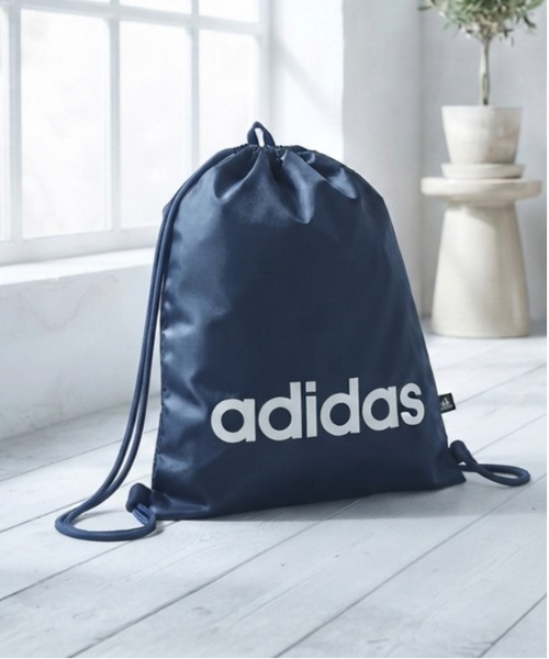 adidas(アディダス)の「adidas/アディダス リニアジムサック(バックパック/リュック・メンズ・グリーン/ブラック/ピンク/ネイビー/カーキ・ONE SIZE)」の2枚目の写真