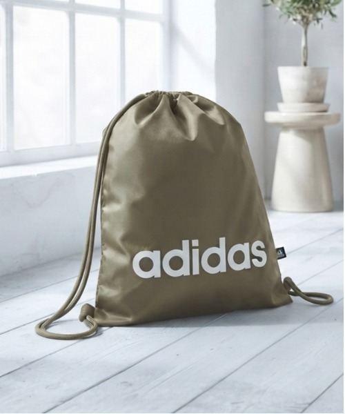 adidas(アディダス)の「adidas/アディダス リニアジムサック(バックパック/リュック・メンズ・グリーン/ブラック/ピンク/ネイビー/カーキ・ONE SIZE)」の3枚目の写真