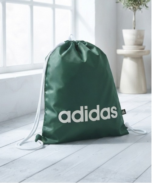 adidas(アディダス)の「adidas/アディダス リニアジムサック(バックパック/リュック・メンズ・グリーン/ブラック/ピンク/ネイビー/カーキ・ONE SIZE)」の4枚目の写真