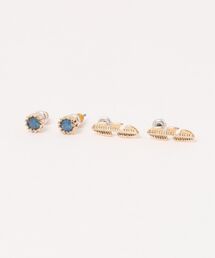 【Kahiko】マカニフェザーセットメンズピアス