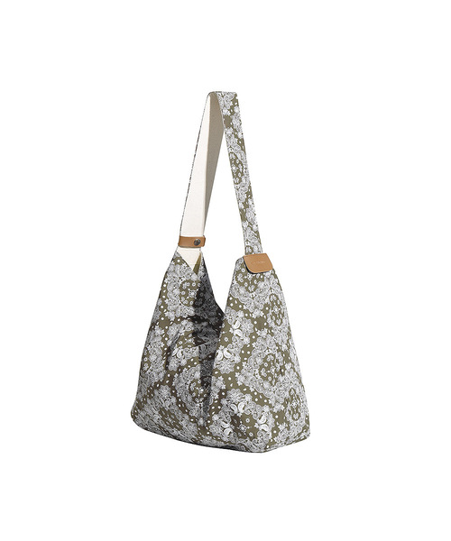 SOCHARMING(ソーチャーミング)の「Paisley Adjust Shoulder Bag - 5 colors(エコバッグ/サブバッグ・レディース・カーキ/レッド/ネイビー/イエロー/オレンジ系その他・FREE)」の2枚目の写真