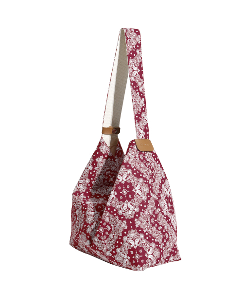 SOCHARMING(ソーチャーミング)の「Paisley Adjust Shoulder Bag - 5 colors(エコバッグ/サブバッグ・レディース・カーキ/レッド/ネイビー/イエロー/オレンジ系その他・FREE)」の7枚目の写真
