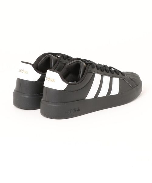 adidas(アディダス)の「adidas アディダス STREETTALK U メンズスニーカー(ストリートトークU) JP8276 コアブラック/フットウェアホワイト/マットゴールド(スニーカー・メンズ・ブラック・25.5cm/26.0cm/26.5cm/27.0cm/27.5cm/28.0cm/29.0cm/30.0cm)」の2枚目の写真