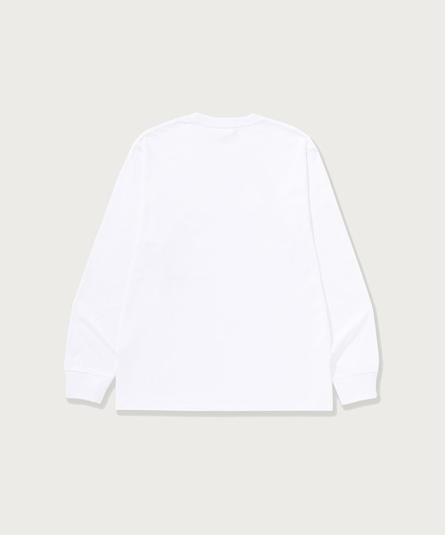 A BATHING APE(アベイシングエイプ)の「MILO ON BAPE LS TEE(Tシャツ/カットソー・メンズ・ブルー/ホワイト/ブラック/ピンク・LARGE/X-LARGE/XX-LARGE/SMALL/MEDIUM/XXX-LARGE)」の5枚目の写真