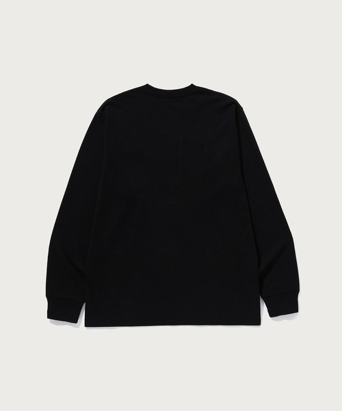 A BATHING APE(アベイシングエイプ)の「MILO ON BAPE LS TEE(Tシャツ/カットソー・メンズ・ブルー/ホワイト/ブラック/ピンク・LARGE/X-LARGE/XX-LARGE/SMALL/MEDIUM/XXX-LARGE)」の6枚目の写真