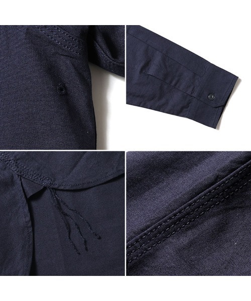 HOUSTON(ヒューストン)の「HOUSTON ヒューストン OXFORD L/S WORK SHIRT オックスフォード 長袖 ワークシャツ(シャツ/ブラウス・メンズ・ピンク/ホワイト・15.5/18.5/17.5/16.5)」の6枚目の写真