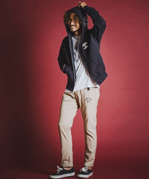 seventy seven(セブンティセブン)の「mlt5785- middle oz L-S fine t-shirt(77lady2) ロングスリーブTシャツ(7726W350)(Tシャツ/カットソー・メンズ・ホワイト/ブラック/ネイビー・S/M/L/XL)」の8枚目の写真