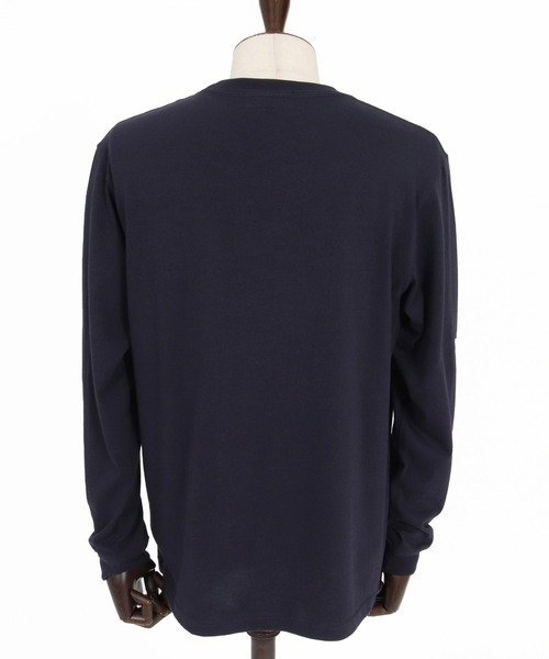 seventy seven(セブンティセブン)の「mlt5785- middle oz L-S fine t-shirt(77lady2) ロングスリーブTシャツ(7726W350)(Tシャツ/カットソー・メンズ・ホワイト/ブラック/ネイビー・S/M/L/XL)」の21枚目の写真