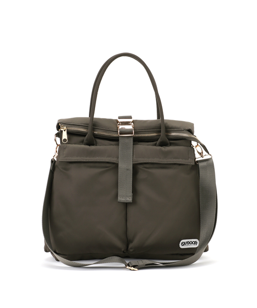 Spick & Span（スピックアンドスパン）の「《別注 / 追加》OUTDOOR PRODUCTS HELMET BAG*（トートバッグ・レディース・カーキ/ブラック・FREE）」の4枚目の写真