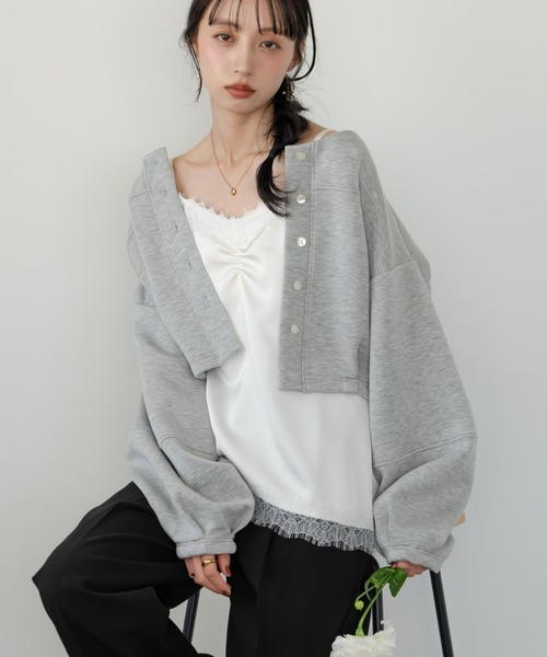 hinari(ヒナリ)の「サテンレースキャミ(キャミソール・レディース・ホワイト/アイボリー/グリーン・FREE)」の21枚目の写真
