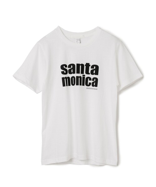 MARMARMAR(マーマーマー)の「MARMARMAR プリントT (santa monica)(Tシャツ/カットソー・レディース・ホワイト系その他/イエロー/ホワイト・FREE)」の1枚目の写真