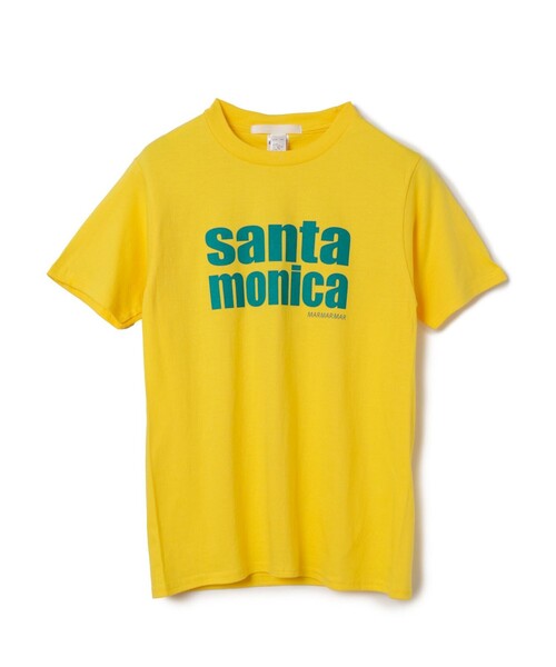 MARMARMAR(マーマーマー)の「MARMARMAR プリントT (santa monica)(Tシャツ/カットソー・レディース・ホワイト系その他/イエロー/ホワイト・FREE)」の3枚目の写真
