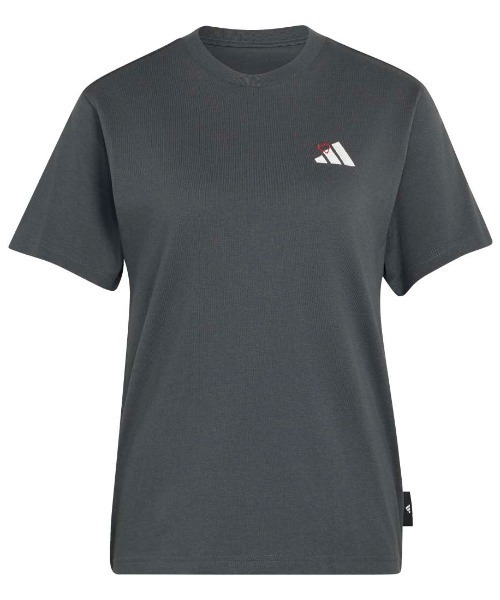 adidas(アディダス)の「adidas アディダス エンブロイダリー パック レギュラー グラフィックTシャツ(Tシャツ/カットソー・レディース・ブラウン/ダークグレー・S/M/L/XL)」の12枚目の写真