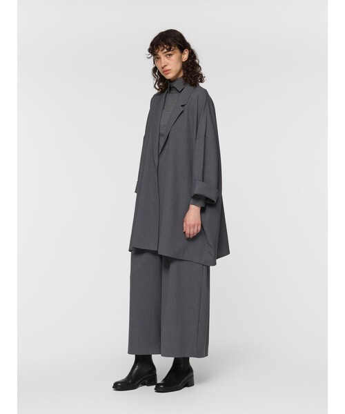 mizuiroind(ミズイロインド)の「mizuiro ind ワイドハーフパンツ(その他パンツ・レディース・ブラック/チャコールグレー/グレー・FREE)」の15枚目の写真