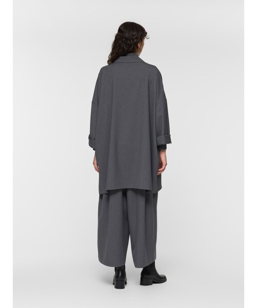 mizuiroind(ミズイロインド)の「mizuiro ind ワイドハーフパンツ(その他パンツ・レディース・ブラック/チャコールグレー/グレー・FREE)」の17枚目の写真