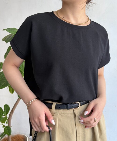 Jena espace merveilleux(ジェナ エスパスメルヴェイユ)の「ジョーゼットカットソー(Tシャツ/カットソー・レディース・ブラック/アイボリー/ブラウン・FREE)」の20枚目の写真