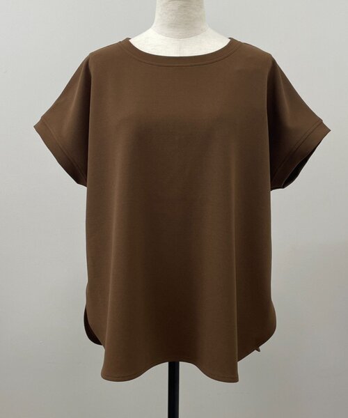 Jena espace merveilleux(ジェナ エスパスメルヴェイユ)の「ジョーゼットカットソー(Tシャツ/カットソー・レディース・ブラック/アイボリー/ブラウン・FREE)」の6枚目の写真