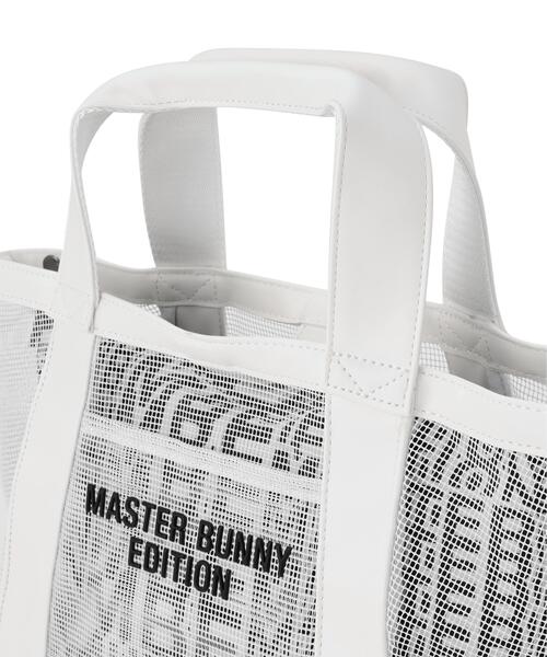 MASTER BUNNY EDITION(マスターバニーエディション)の「【MASTER BUNNY EDITION】リピートロゴメッシュカートバッグ (UNISEX)(トートバッグ・レディース・ブラック/ベージュ・FREE)」の6枚目の写真