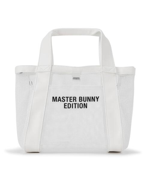 MASTER BUNNY EDITION(マスターバニーエディション)の「【MASTER BUNNY EDITION】リピートロゴメッシュカートバッグ (UNISEX)(トートバッグ・レディース・ブラック/ベージュ・FREE)」の12枚目の写真
