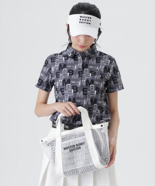 MASTER BUNNY EDITION(マスターバニーエディション)の「【MASTER BUNNY EDITION】リピートロゴメッシュカートバッグ (UNISEX)(トートバッグ・レディース・ブラック/ベージュ・FREE)」の14枚目の写真