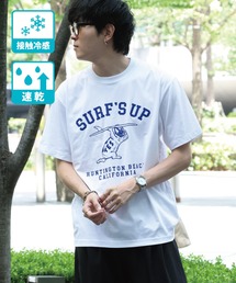 【WEB / FLAG SHOP限定】TES COOLDRY COLLEGE T-SHIRT / 半袖Tシャツ